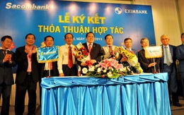 Eximbank "lãi to" khi bỏ vốn vào Sacombank