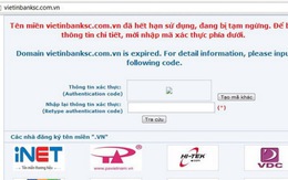 Website chứng khoán VietinbankSC hết hạn sử dụng?