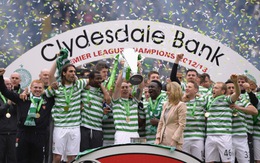 Celtic nhận cúp vô địch Scotland