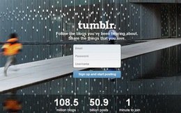 Yahoo chi 1,1 tỉ USD mua dịch vụ blog Tumblr