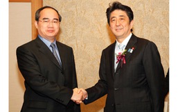 Phó thủ tướng Nguyễn Thiện Nhân hội kiến Thủ tướng Shinzo Abe