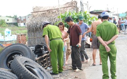 Nổ bình hơi tiệm vá vỏ ôtô, em nhỏ đứng gần chết thảm