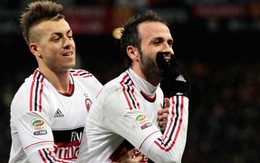 Pazzini và Balotelli giúp Milan tiếp tục bay cao