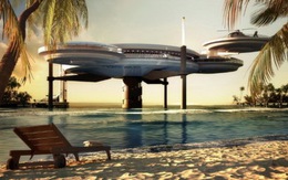 Khách sạn tàu vũ trụ nằm dưới... nước