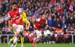 Thắng nghẹt thở Norwich, Arsenal vươn lên vị trí thứ 3