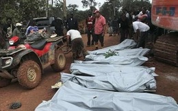 Sập mỏ vàng tại Trung Phi, 37 người chết