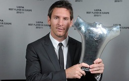 Messi giành danh hiệu Cầu thủ xuất sắc nhất châu Âu
