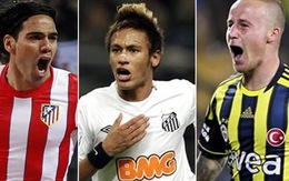 Neymar, Falcao và Stoch tranh giải bàn thắng của năm
