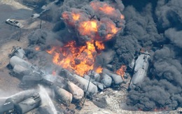 Tàu chở dầu nổ tung ở Canada, 80 người mất tích