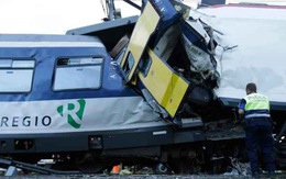 Hai tàu tông nhau trên mạng đường sắt an toàn nhất châu Âu