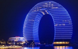 Khách sạn hình móng ngựa, kiệt tác kiến trúc mới của Trung Quốc
