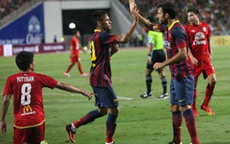 Barcelona đè bẹp tuyển Các ngôi sao Thái Lan 7-1