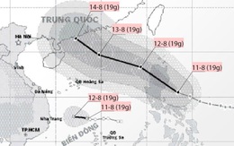 Siêu bão Utor gây gió giật cấp 15-16