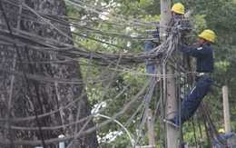 Ngầm hóa lưới điện, cáp viễn thông: khó vì thiếu đơn giá