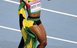 Cô gái cao 1m52 Shelly-Ann Fraser-Pryce giành HCV 100m nữ