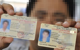 Phát hiện giấy phép lái xe thẻ nhựa bị làm giả