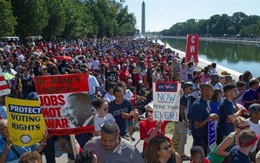 Dân Mỹ kỉ niệm 50 năm bài phát biểu của mục sư Luther King