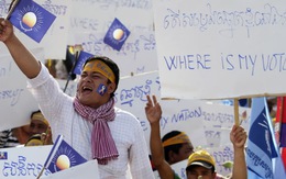 Hàng ngàn người Campuchia biểu tình đòi điều tra sai phạm bầu cử