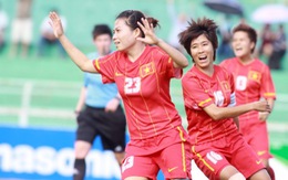 Đội tuyển nữ Việt Nam đá bại Jordan 4-0