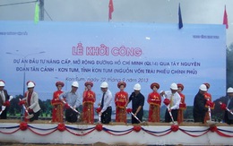 Khởi công dự án nâng cấp, mở rộng đường Hồ Chí Minh qua Tây nguyên