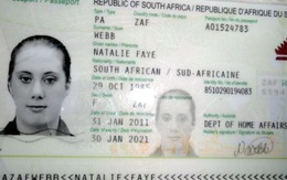 Nghi vấn "góa phụ da trắng" dùng hộ chiếu giả quốc tịch Nam Phi