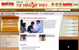 Mở tài khoản trực tuyến hội thi "Tự hào sử Việt"