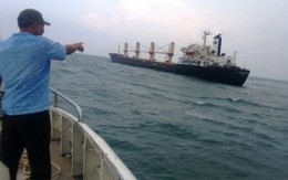 Các thủy thủ tàu Panama mắc cạn không chịu rời tàu
