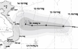 Bão Nari tiến nhanh vào biển Đông