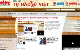 400 thí sinh vào chung kết trực tuyến "Tự hào sử Việt"