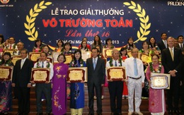 TP.HCM: trao giải Võ Trường Toản cho 30 giáo viên