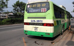 Tai nạn xe buýt, một hành khách bị lòi xương cẳng chân