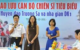 Cán bộ, chiến sĩ Trường Sa thăm Tuổi Trẻ