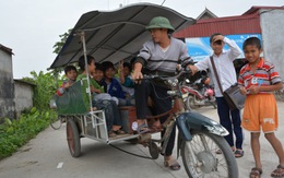 Người lái xe ba gác tự chế