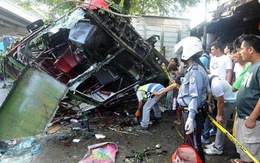Philippines: Xe buýt lao khỏi đường cao tốc, 22 người thiệt mạng