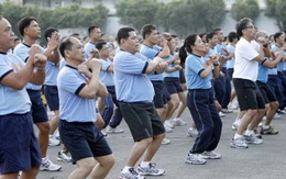 Cảnh sát Philippines phải tập thể dục