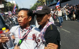 Lại ném lựu đạn ở Bangkok, 36 người biểu tình bị thương