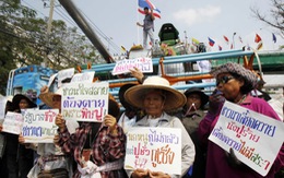 Nông dân Thái Lan biểu tình phản đối chính phủ