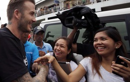 David Beckham thăm nạn nhân bão Hải Yến Philippines