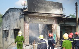 Cháy rụi cửa hàng sơn, thiệt hại 200 triệu