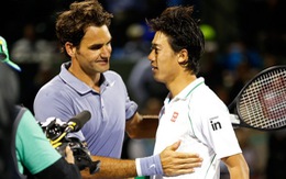 Kei Nishikori đánh bại Roger Federer