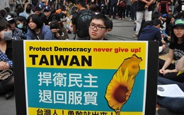 Đài Loan: lại biểu tình phản đối hiệp định thương mại Trung - Đài