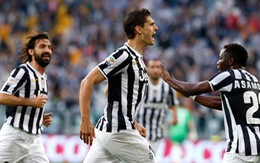 Juventus tiếp tục hơn AS Roma 8 điểm