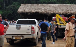 Lùng sục, tìm bắt tài xế xe biển số Lào đâm xe CSGT