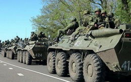 Xe tăng Ukraine tiến vào thị trấn miền đông Mariupol