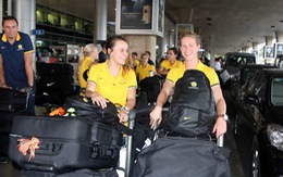 Đội tuyển bóng đá nữ Úc đã đến TPHCM
