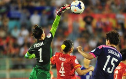Tuyển nữ Việt Nam thua ĐKVĐ thế giới Nhật Bản 0-4
