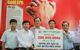 Công ty Pymepharco và Phú Bài "Chung sức bảo vệ chủ quyền biển Đông"