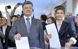 "Vua sô-cô-la" tuyên bố thắng cử tổng thống Ukraine