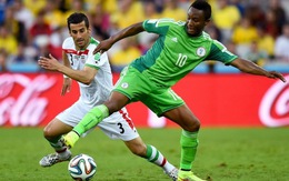 John Obi Mikel xuất sắc nhất trận Nigeria - Iran