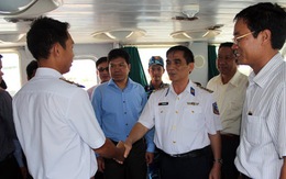 Tàu cảnh sát biển xuất bến bảo vệ đường ống dẫn khí